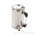 0.5L POLISHED 13mm 1/2" BARB ALUMINIUM OIL CATCH CAN BREATHER TANK RESERVOIR TK3202